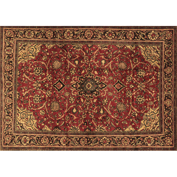 Alcott Hill® Tabris Brown/Red Rug Wayfair